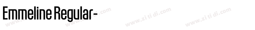 Emmeline Regular字体转换
